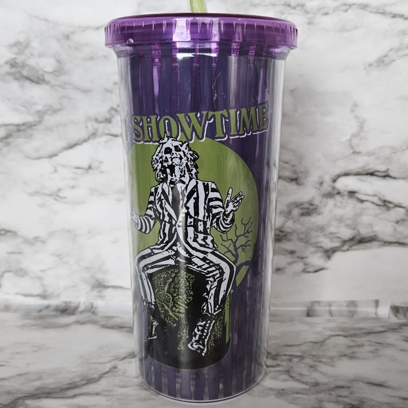 NWT Cold Drink Tumbler with Reusable Straw 20oz Various Styles - Picture 3 of 12